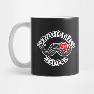 Mustache rides Mug